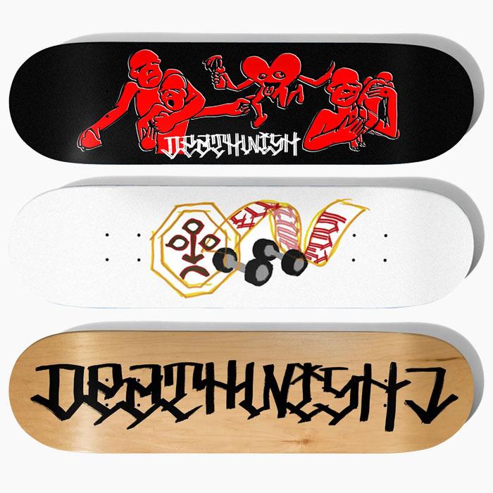BAKER DEATHWISH スケートボードデッキ 4枚セット BAKER（ベイカー） 【スケボー デッキ 8 8.125 8.25】DEATHWISH デス
