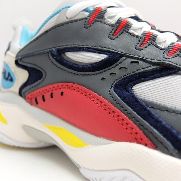 フィラ レディース スニーカー Fila Boveasorus F5070 0077 Dark Grey Blue Filared ボバザラス グレー青赤 ロゴ 靴 ダッドスニーカー 90 ダッドシューズ F スニーカー坊主 通販 Yahoo ショッピング