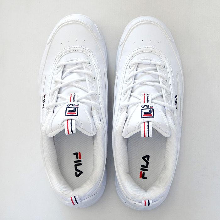 Fila Distorter White F5170 0125 フィラ ディストーター レディース スニーカー 白 ロゴ 靴 F スニーカー坊主 通販 Yahoo ショッピング