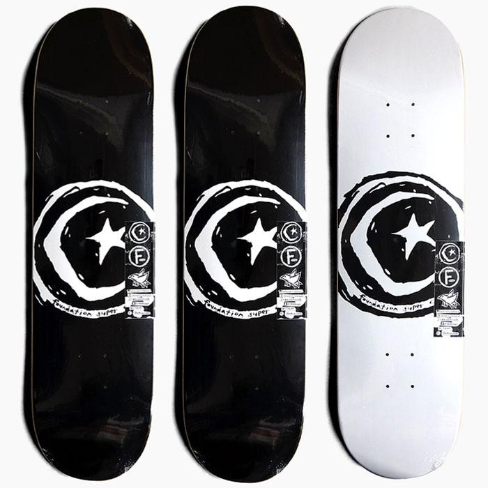 FOUNDATION 8インチx31.84 コンプリート スケートボード TOY MACHINE 【スケボー デッキ 8.0 8.38】FOUNDATION STAR & MOON