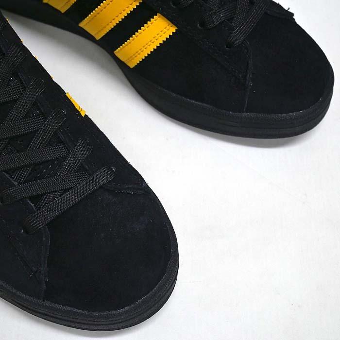 adidas 黒/黄色 スエードシューズ　26.5センチ　箱あり 未使用に近い adidas 黒/黄色 スエードシューズ 26.5センチ 箱あり 未使用に