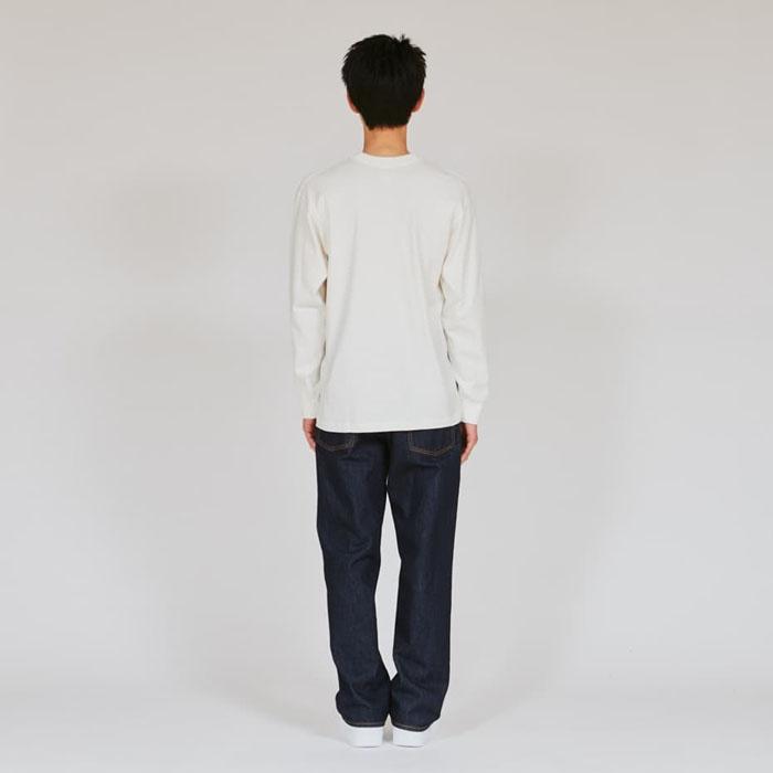 Hanes（ヘインズ） 開封後返品交換不可 シロ 長袖Tシャツ HANES SHIRO