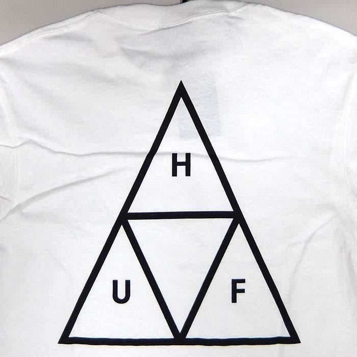 HUF ESSENTIALS TT L/S TEE TS01546 ハフ Tシャツ 長袖 メンズ/ロンT/ロゴ/黒/白/トリプルトライアングル 並行輸入品｜sneaker-bouz｜17