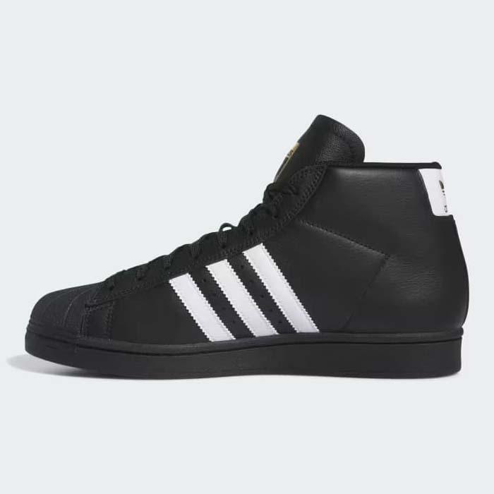 スケートボード PRO MODEL ADV adidas Pro Model ADV White & Black High Top Skate Shoes | Zumiez