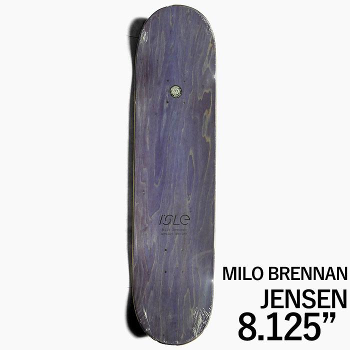 スケボー デッキ 8 8.125 7.875】ISLE MILO BRENNAN アイル スケート
