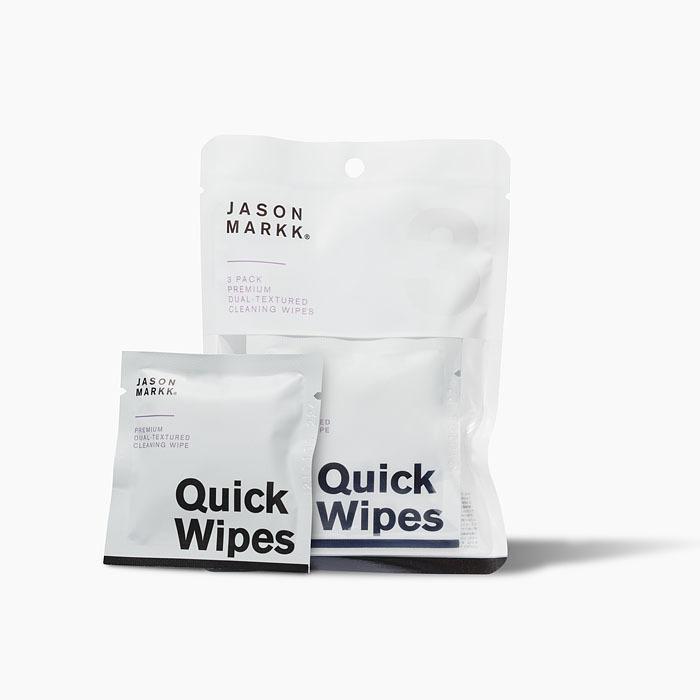 JASON MARKK QUICK WIPES 3 PACK[ジェイソンマーク クイックワイプス 3枚セット][携帯スニーカークリーナー/ペーパー/洗剤/汚れ落とし/靴磨き/シューケア用品]｜sneaker-bouz