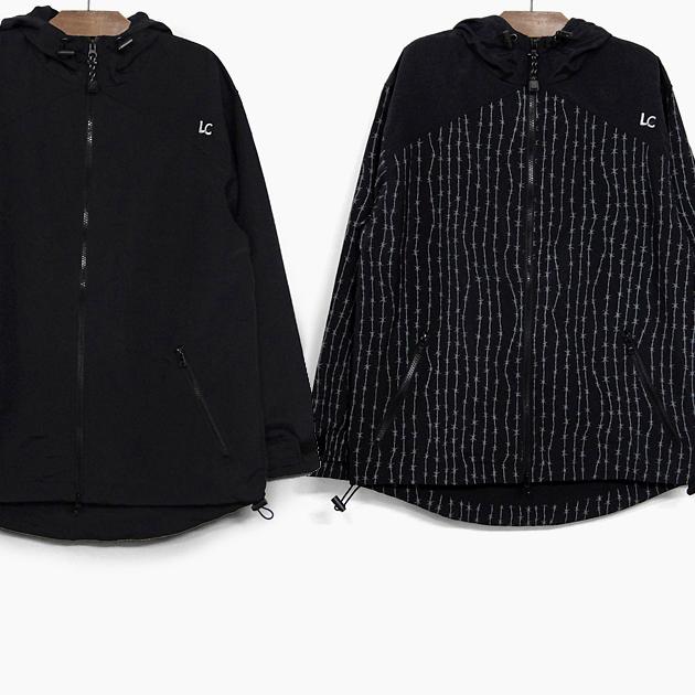 LAST CHANCE ナイロンジャケット フルジップ 有刺鉄線　M USA製 90s『ラストチャンス』USA製・有刺鉄線・LAST CHANCE ナイロン