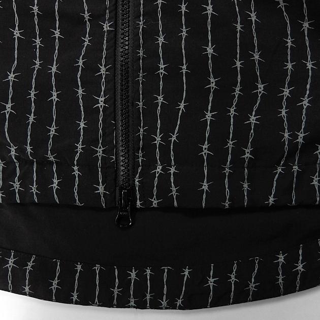 LAST CHANCE ナイロンジャケット フルジップ 有刺鉄線　M USA製 90s『ラストチャンス』USA製・有刺鉄線・LAST CHANCE ナイロン