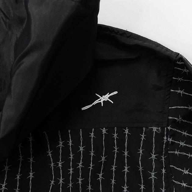 LAST CHANCE ナイロンジャケット フルジップ 有刺鉄線　M USA製 90s『ラストチャンス』USA製・有刺鉄線・LAST CHANCE ナイロン