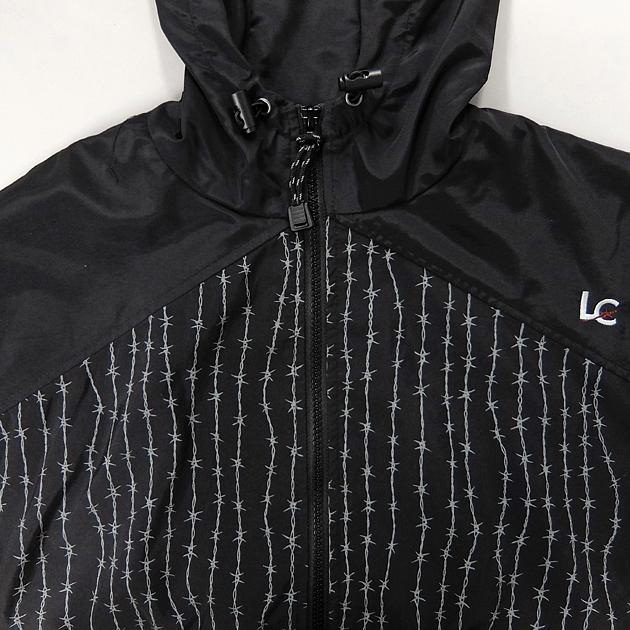 LAST CHANCE ナイロンジャケット フルジップ 有刺鉄線　M USA製 90s『ラストチャンス』USA製・有刺鉄線・LAST CHANCE ナイロン