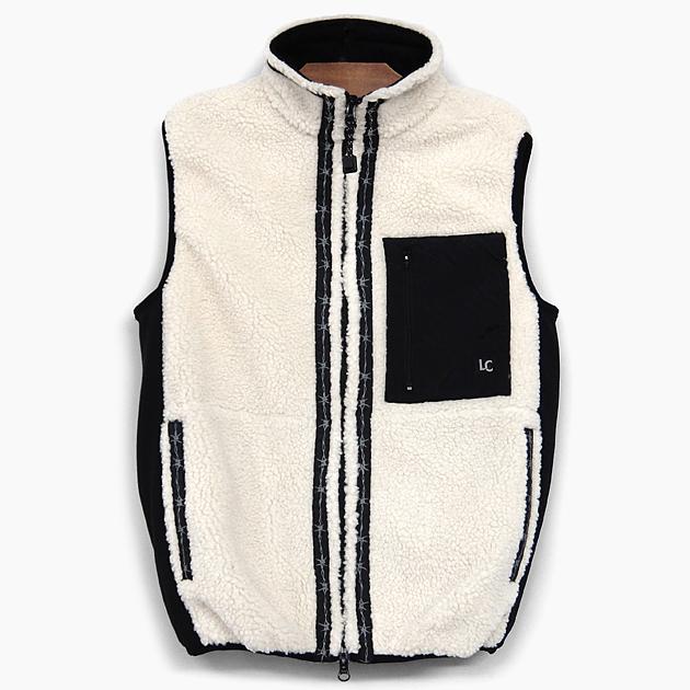 LAST CHANCE RETRO BOA FLEECE VEST メンズ レディース ボアフリース