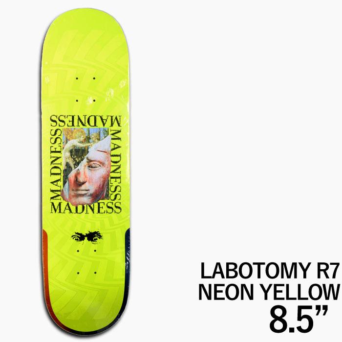 春新作の 【スケボー デッキ 8.5】MADNESS LABOTOMY R7 8.5 マッドネス スケートボード デッキ単体 RESIN7