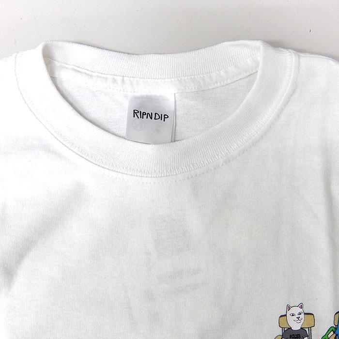 RIPNDIP（リップンディップ） Tシャツ 長袖 ロンT 黒 白 BUTZ UP 