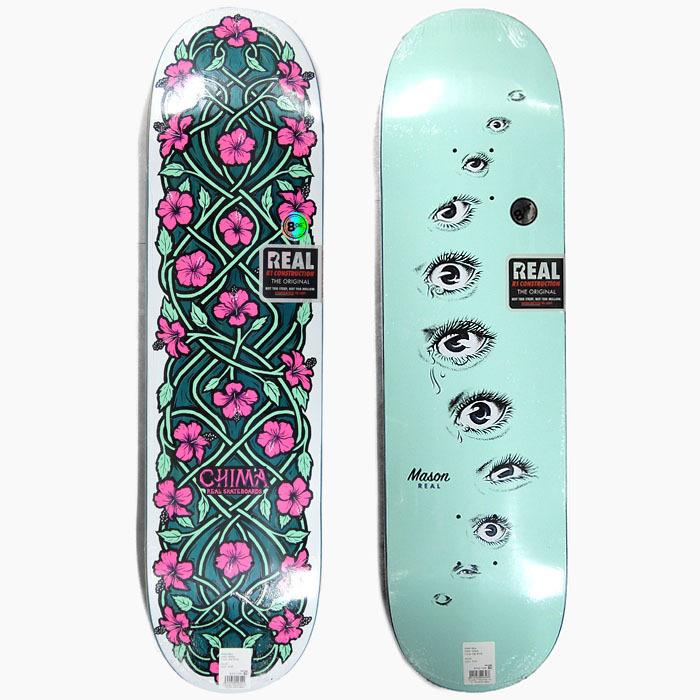 REALデッキMASON SILVAモデル　8.06インチ　新品未使用 スケボー デッキ 8.06 8.28】REAL SKATEBOARDS ONE OFF 29