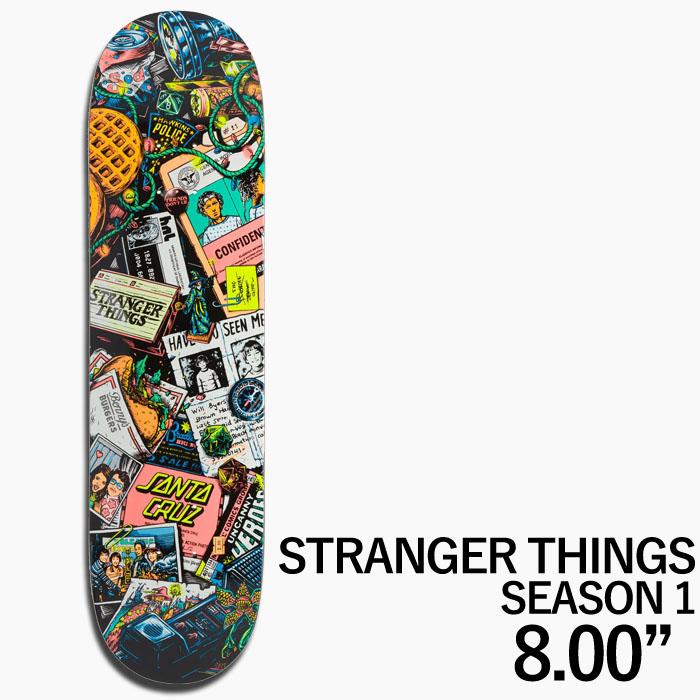 SANTA CRUZ x Stranger Things スケートボードデッキ SANTA CRUZ サンタクルーズ スケートボード デッキ STRANGER THINGS