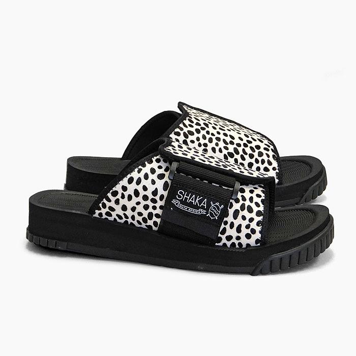 Shaka X Packer Dalmatian シャカ エックスパッカー カウヘアー サンダル メンズ レディース ダルメシアン柄 白黒 牛革 スポーツサンダル スライド Skdal スニーカー坊主 通販 Yahoo ショッピング