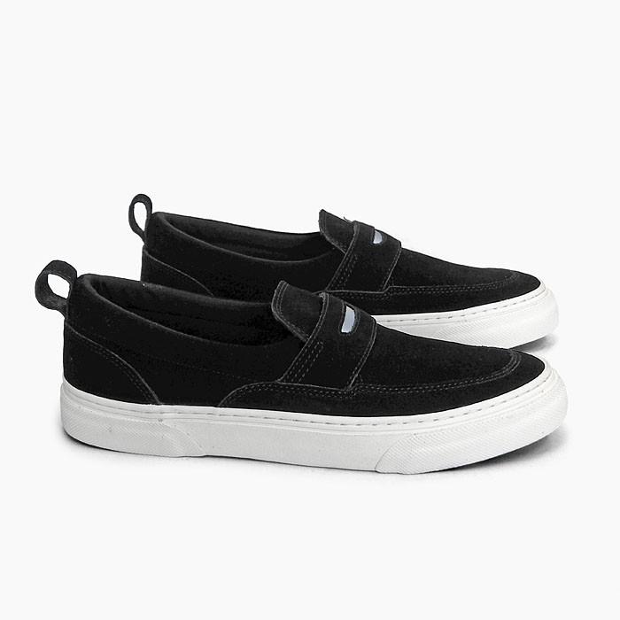 スラック フットウェア スニーカー Slack Footwear Folti Black White Sl メンズ レディース ローカット スエード ローファー スリッポン 黒 靴 革 Sl スニーカー坊主 通販 Yahoo ショッピング