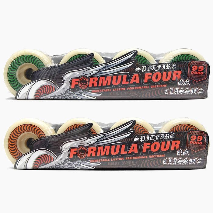 Spitfire F4 99d Og Classic 52mm 53mm スピットファイヤー フォーミュラフォー Og クラシック ウィール スケートボード スケボー 白 オレンジ 緑 Spitfire001 スニーカー坊主 通販 Yahoo ショッピング