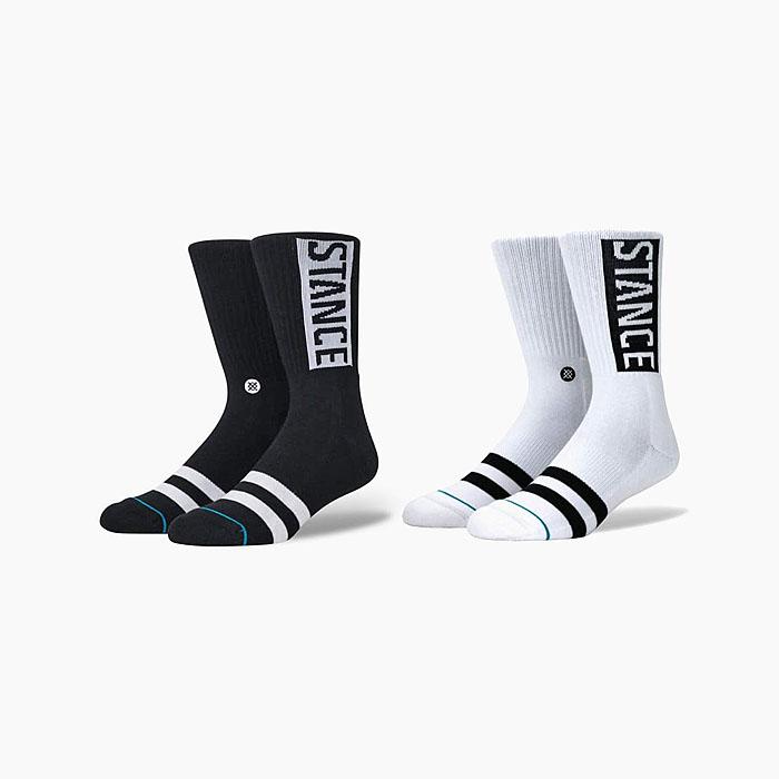 Stance Og M556d17ogg スタンスソックス メンズ レディース キッズ 靴下 スタンス ソックス 黒白 ユニセックス クルー丈 定番 ロゴ Stancesocks008 スニーカー坊主 通販 Yahoo ショッピング