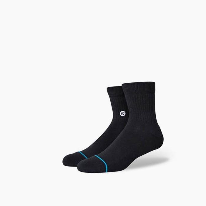 STANCE スタンス ソックス 3足組セット ICON QUARTER 3PACK / BLACK クォーター 靴下 ブラック 黒 A356A21IQP 3足セット】STANCE SOCKS スタンス ソックス ICON QUARTER 3 PACK アイコン クォーター 3パック A356A21IQP  靴下 クォーターソックス メンズ レディース｜靴好きのための靴下専門店 LEGénd[レグエンド]