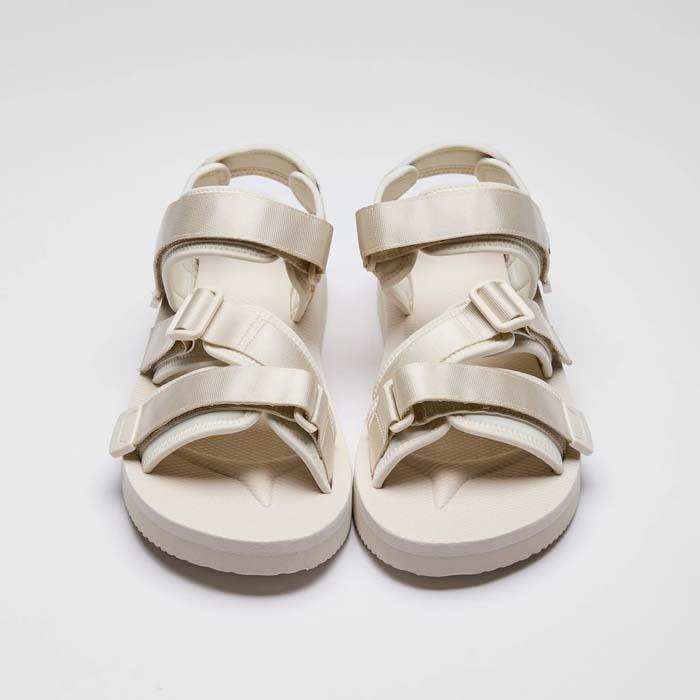 すずこ suicoke（スイコック） サンダル KISEE-CAB CHALK OG-044CAB-CHK