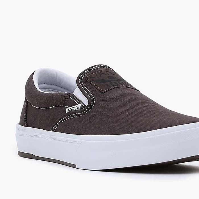 バンズ スリッポン VANS BMX SLIP-ON VN0005V1NWH ヴァンズ メンズ スニーカー 茶色 キャンバス 自転車 US企画 ビーエムエックス｜sneaker-bouz｜06