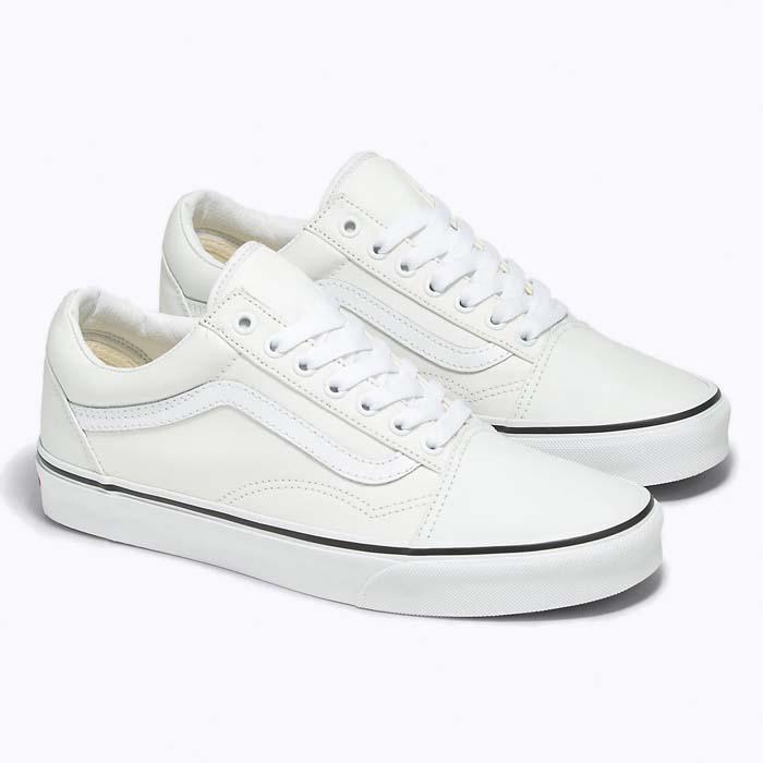海外モデル‼️【新品】VANS ホワイト US7.5 OLD SKOOL バンズ オールドスクール VANS VN0007NT7V0 メンズ