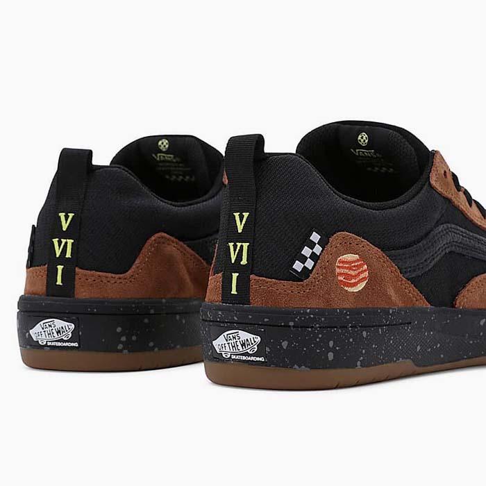 バンズ スケシュー ザバ VANS ZAHBA VN0007QQBF0 ヴァンズ スニーカー メンズ スエード 茶色 黒 ZION WRIGHT PRO US企画 SKATEBOARDING SB｜sneaker-bouz｜13