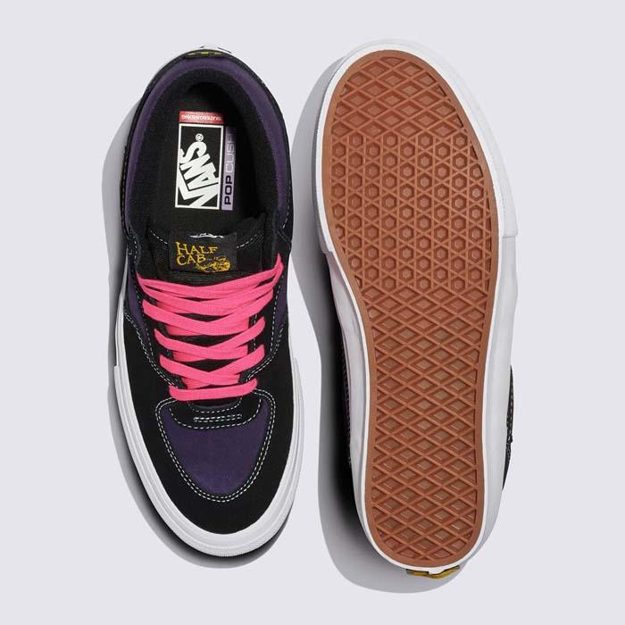 Vans スケートシューズ パープル サイズ 25.5 VANS スケートハーフキャブ バンズ スニーカー パープル