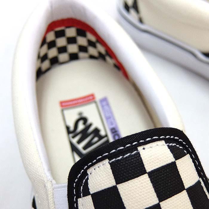 VANS（ヴァンズ） 毎日発送 バンズ スケート スリッポン チェック VANS