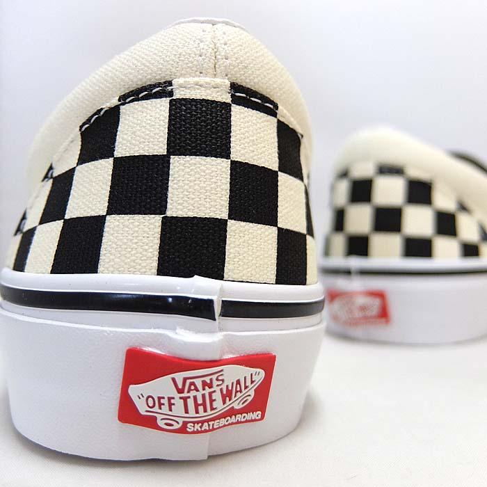 VANS（ヴァンズ） 毎日発送 バンズ スケート スリッポン チェック VANS
