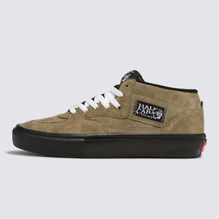 【美品】VANS ハーフキャブ ベージュ ハイカット 27.0 VANS（ヴァンズ） バンズ スケート ハーフキャブ メンズ スニーカー