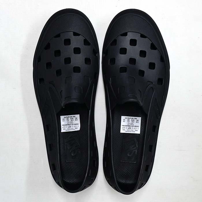VANS（ヴァンズ） VANS SLIP-ON TRK VN0A5HF8BLK[バンズ スリッポン 