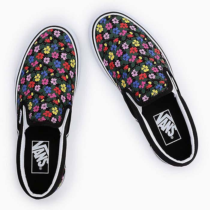 VANS（ヴァンズ） バンズ スリッポン 花柄 VANS CLASSIC SLIP-ON 