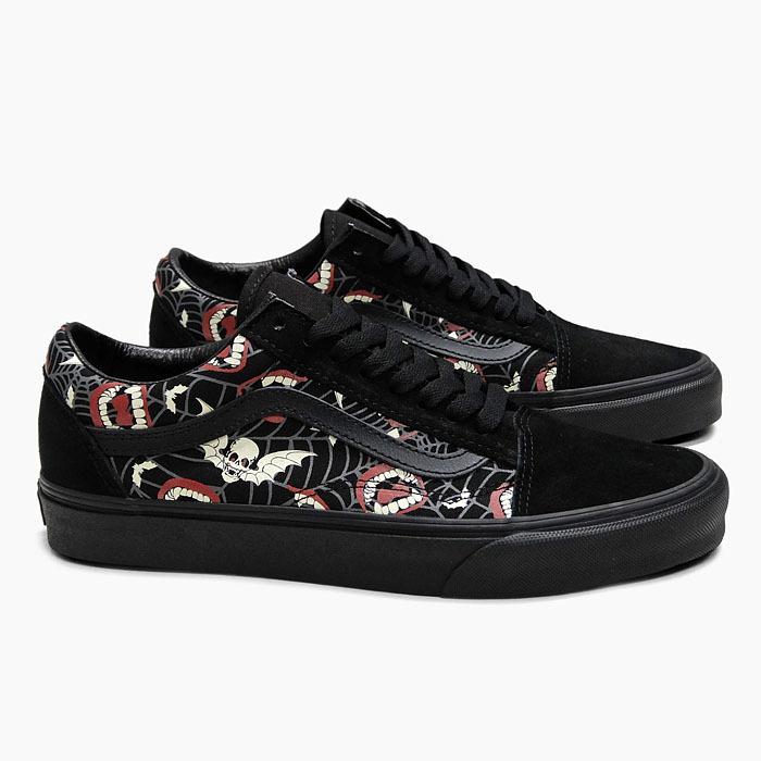 Vans メンズファッション Old Skool Vn0a5krf8mg バンズ スニーカー坊主 Skool オールドスクール スニーカー ヴァンズ メンズ レディース 黒 蓄光 スカル スエード キャンバス Usa企画 21秋冬 Vn0a5krf8mg バンズ Vn0a5krf8mg 安心発送