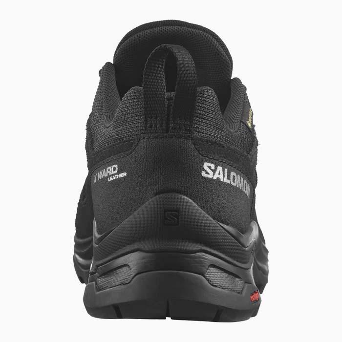 サロモン ハイキングシューズ ゴアテックス SALOMON X WARD LEATHER GTX M/L47182300 W/L47182600 メンズ レディース トレイルシューズ ハイキングシューズ 黒｜sneaker-bouz｜24