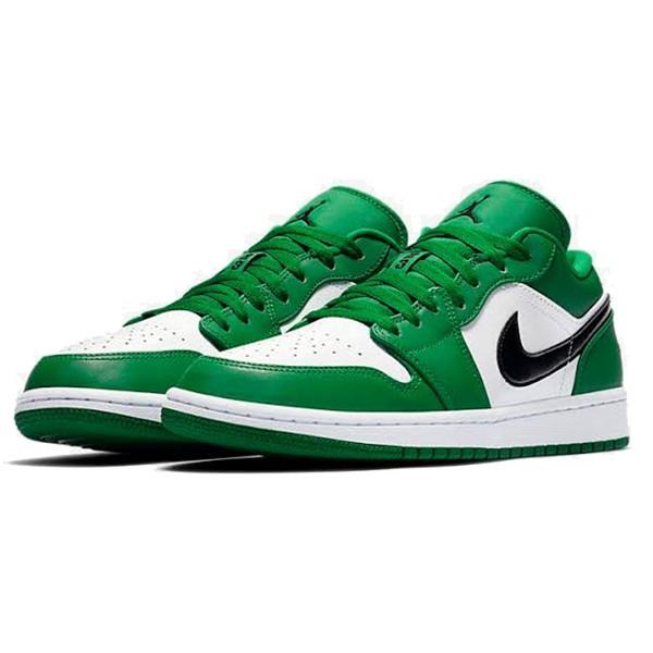 air jordan 1 low green white