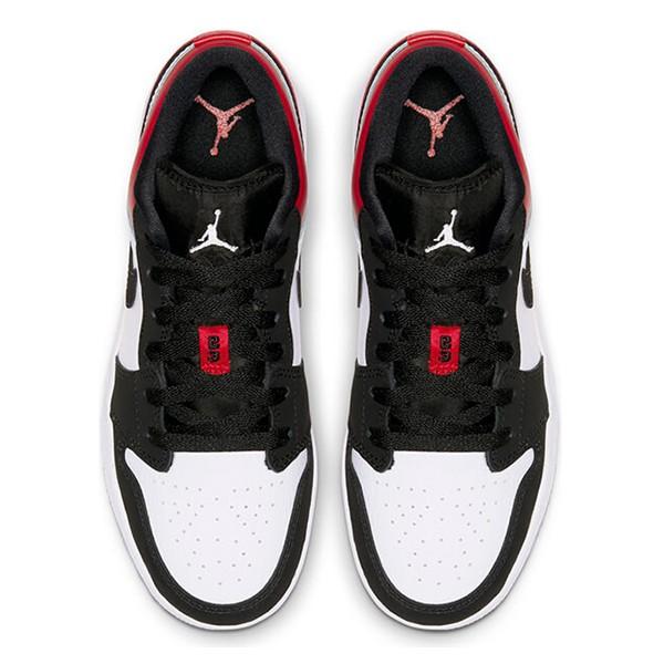 LOW GS BLACK TOE WHITE/BLACK-GYM RED 