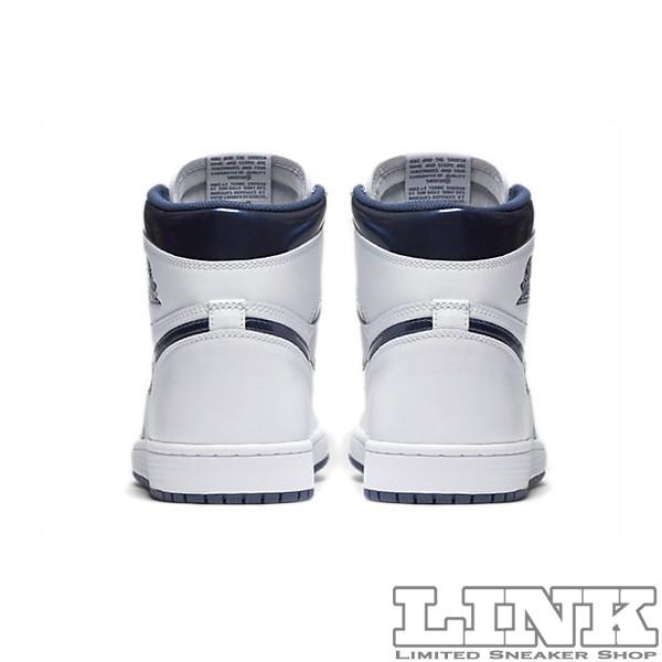 jordan 1 white metallic navy