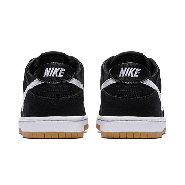 nike sb dunk low black white gum