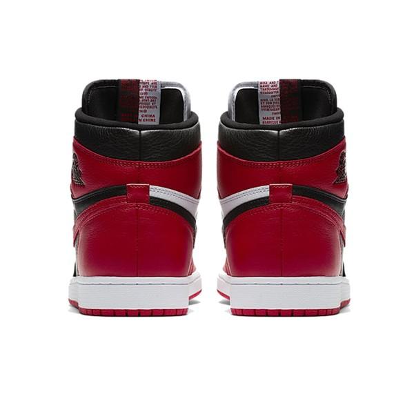 jordan 1 black white university red