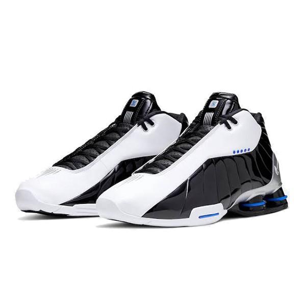 nike shox black blue