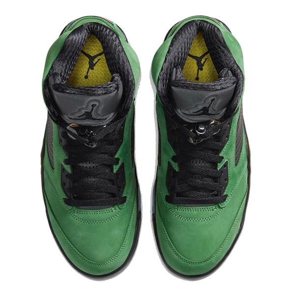 nike air jordan 5 apple green