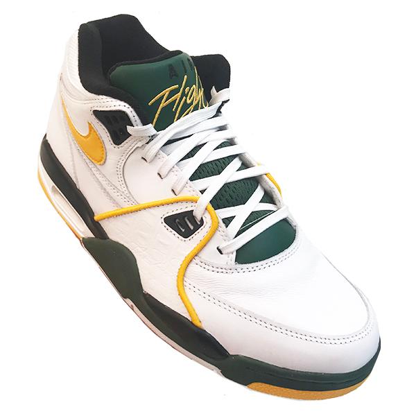 nike air flight 89 green yellow