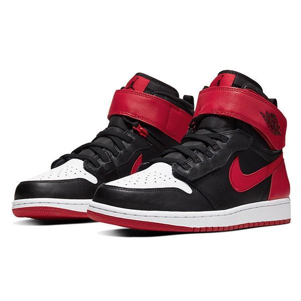 NIKE AIR JORDAN 1 FLYEASE BRED WHITE 