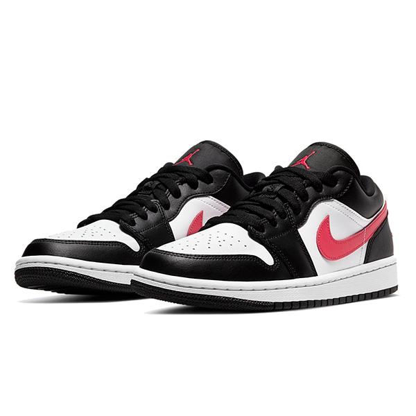 air jordan 1 low black red white