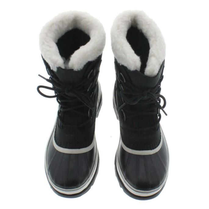 SOREL カリブー　ブラック25cm SOREL（ソレル） 交換送料片道無料 レディース ブーツ CARIBOU