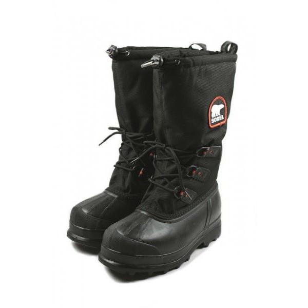 最強ブーツ　SOREL グレイシャーXT　メンズ スノーブーツ SOREL（ソレル） メンズ GLACIER XT グレイシャー XT ブラック/レッド