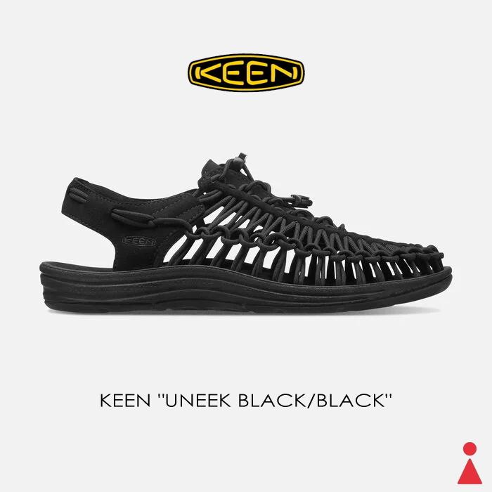 国内正規品 交換送料片道無料 キーン KEEN サンダル ウィメンズ ユニーク Uneek ブラック/ブラック 1014099｜sneaker-soko｜02