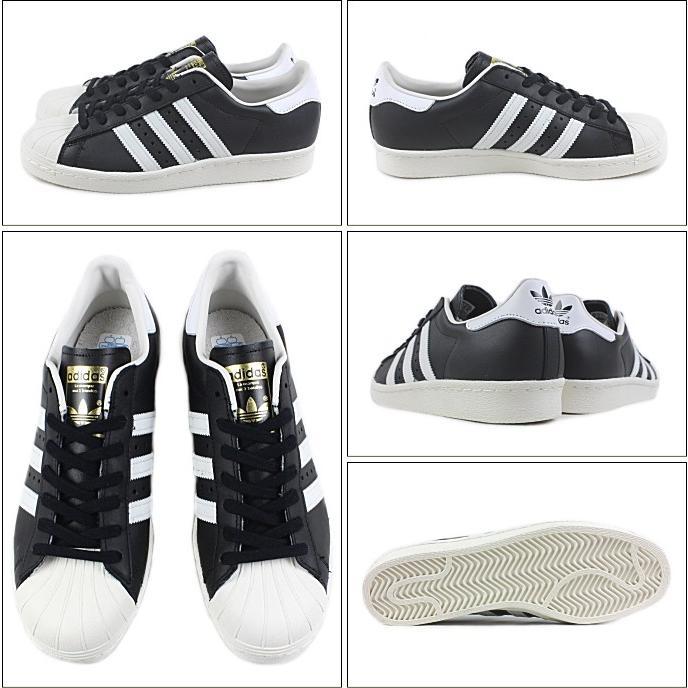 アディダス オリジナルス スーパースター 80S ブラック/ホワイト G61069 adidas（アディダス） 交換送料片道無料 SUPERSTAR 80s スーパースター